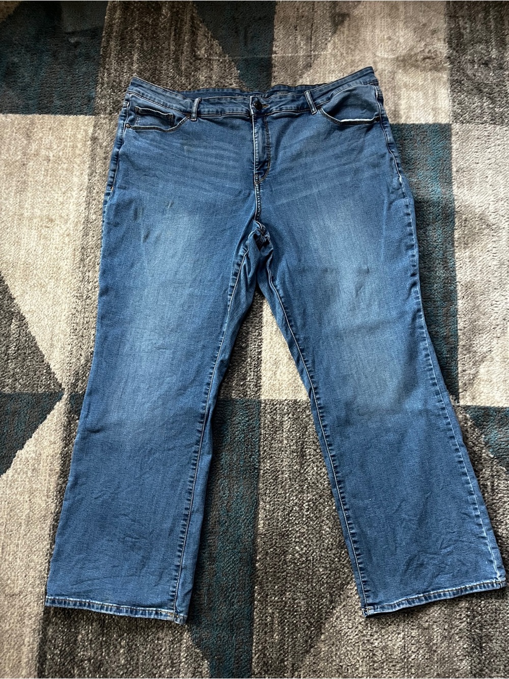 Falls Creek Blue Straight-Leg Women's Jeans